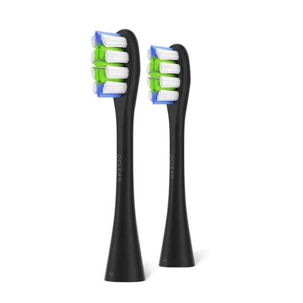 oclean 電動歯ブラシ共通　交換ブラシヘッド　2個セット ブラック系
